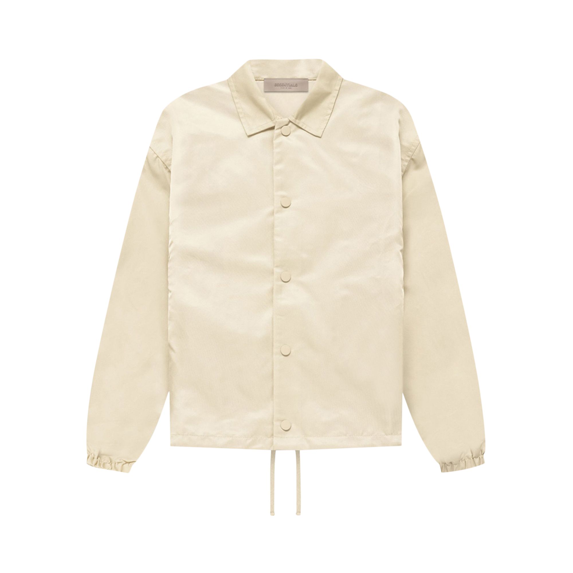 Fear of God Essentials Kids Nylon Coaches Jacket 'Egg Shell' | Cream | Kid's Size 10