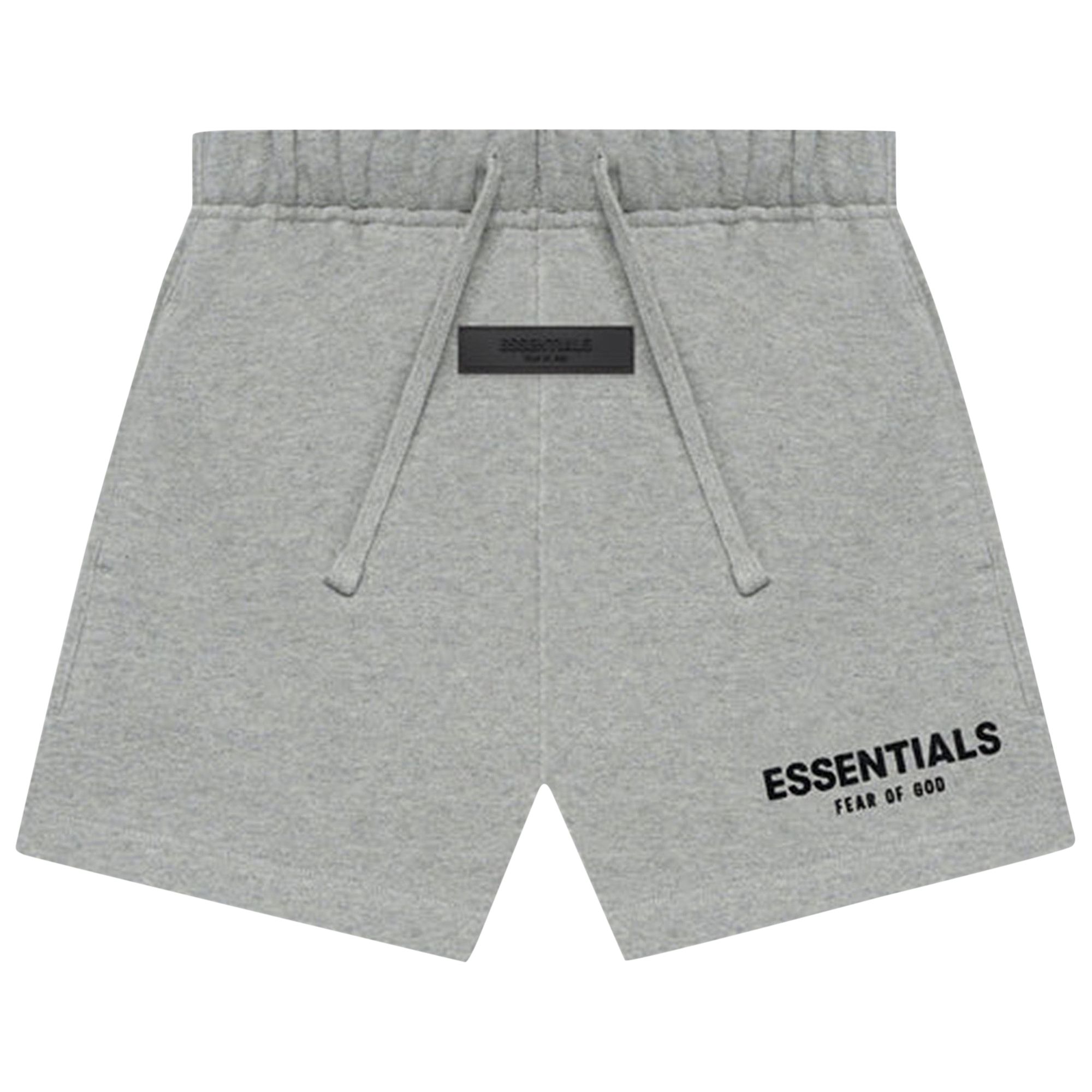 Fear of God Essentials Kids Sweatshort 'Dark Oatmeal' | Grey | Kid's Size 8