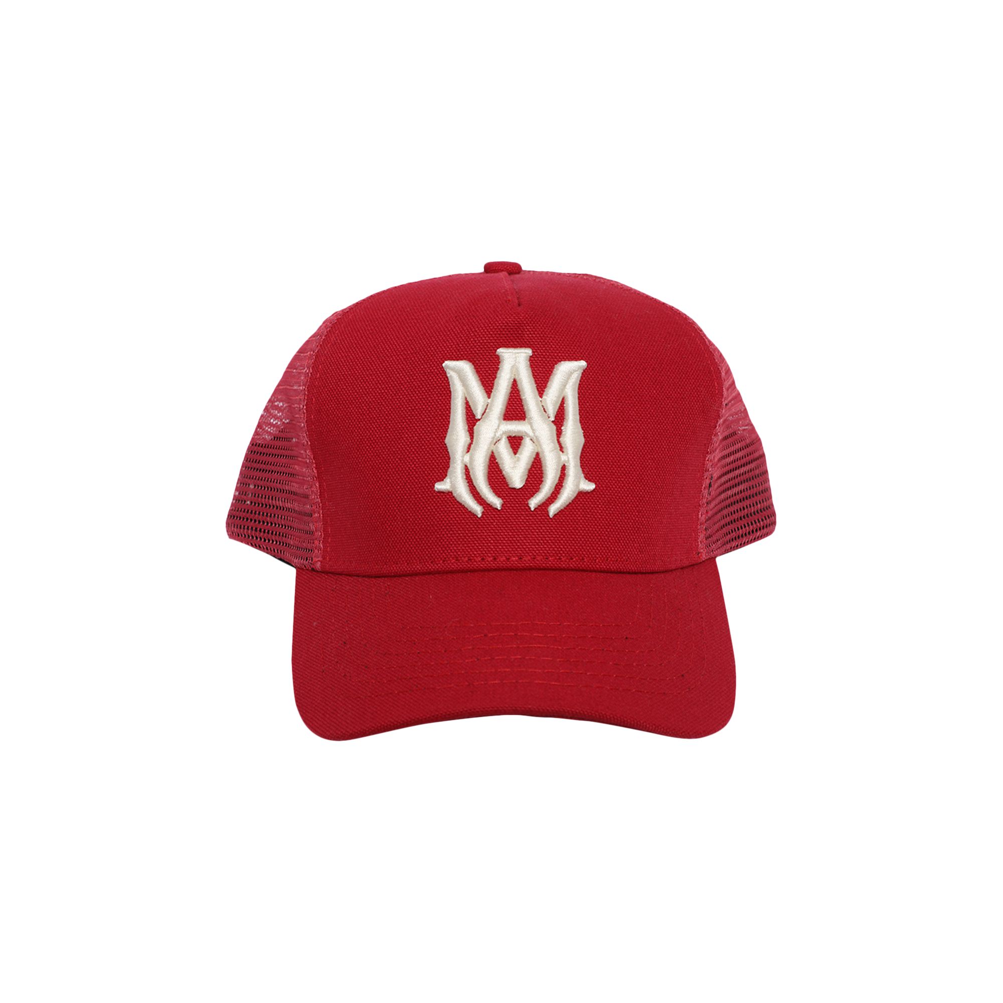 Pre-owned Amiri Ma Logo Trucker Hat 'red' | Men's Size Onesize