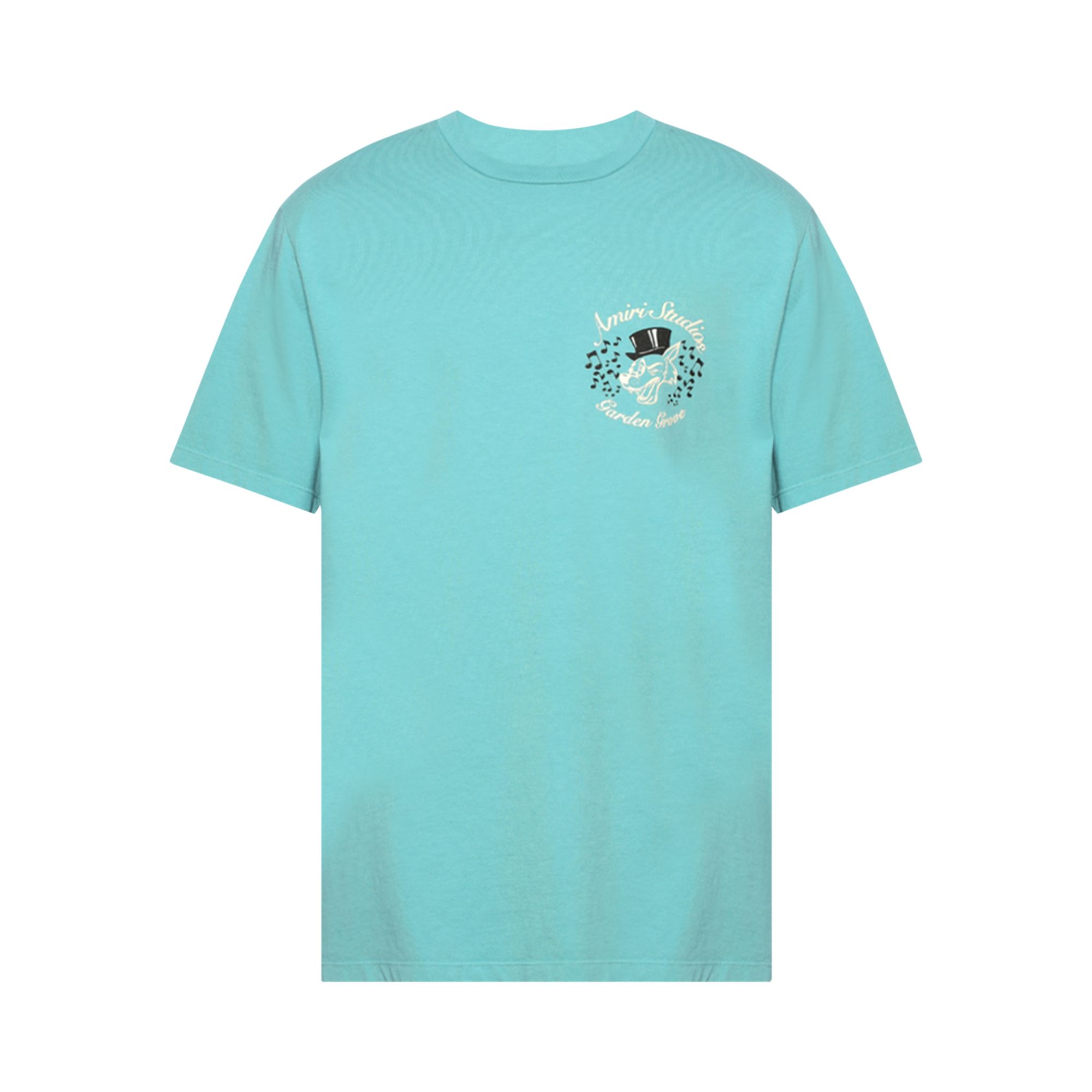 Pre-owned Amiri Studios Tee 'aqua' | Blue | Men's Size L