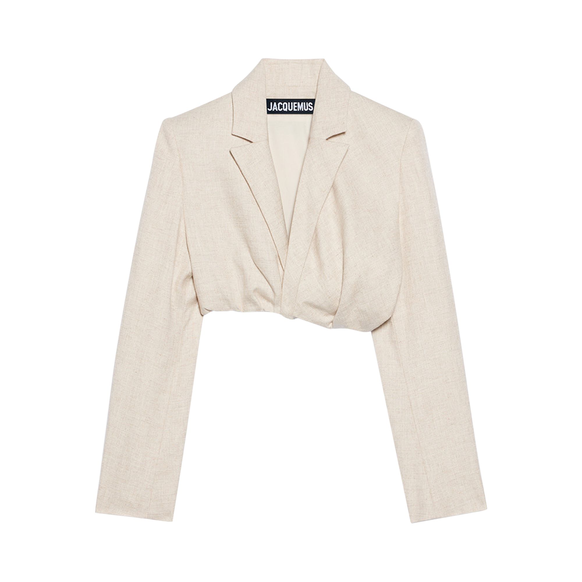 Pre-owned Jacquemus La Veste Bahia Courte 'light Beige' | White | Women's Size 40