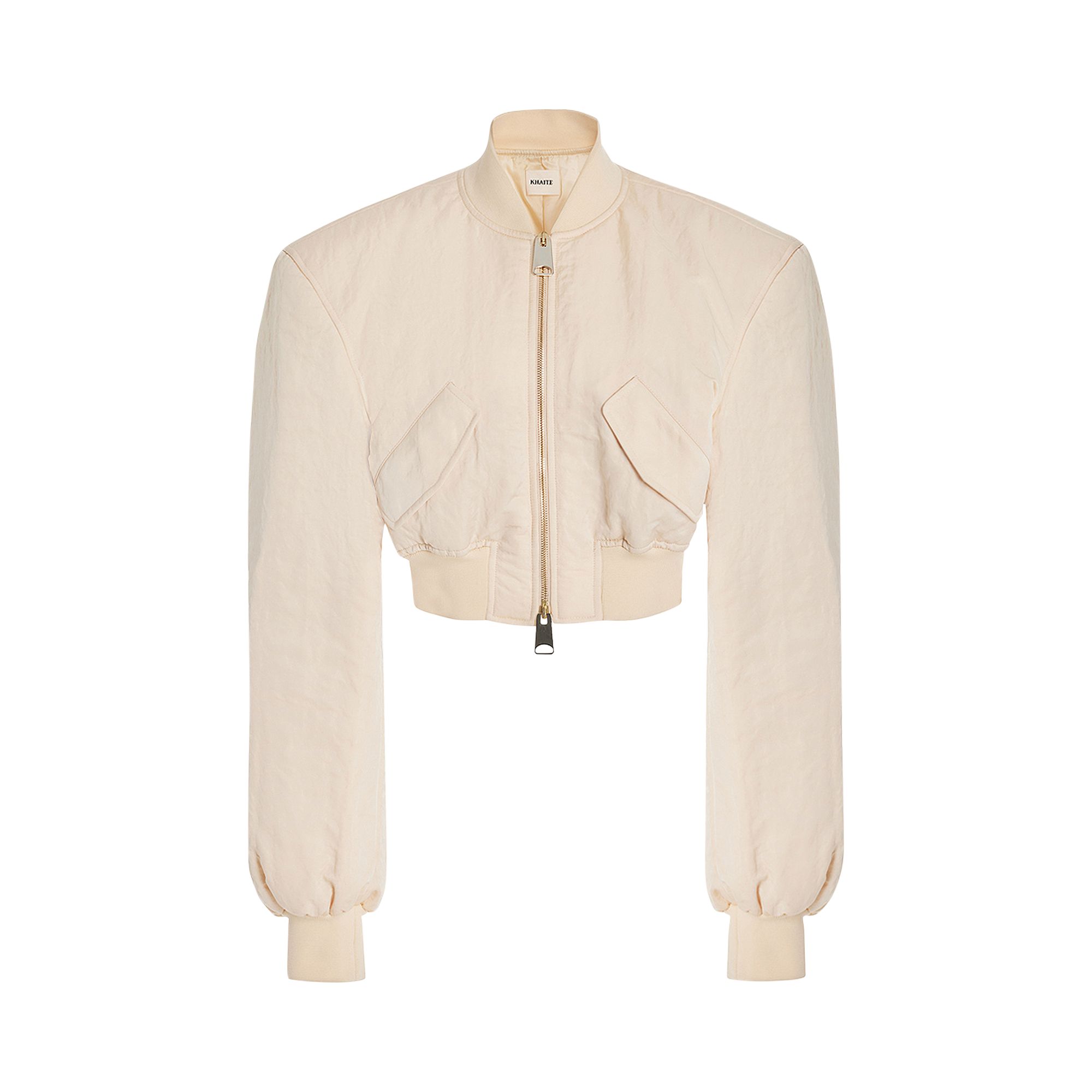 Pre-owned Khaite Reggie Jacket 'bone' In White