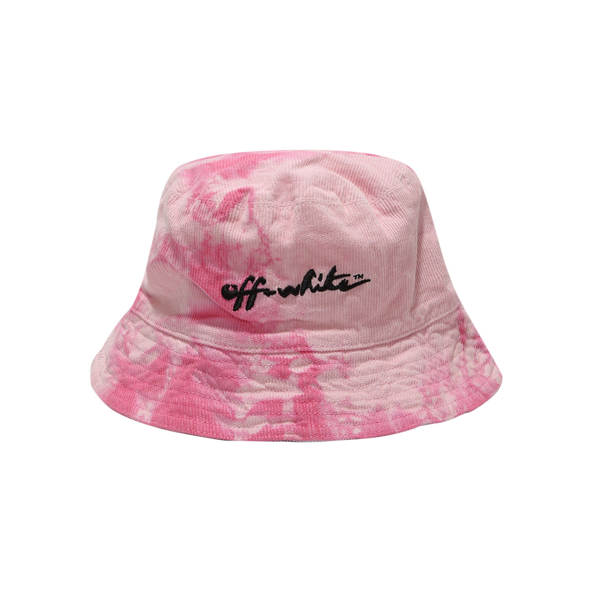 Off-White Kids Velvet Tie Dye Bucket Hat 'Pink/Black' | Kid's Size 2