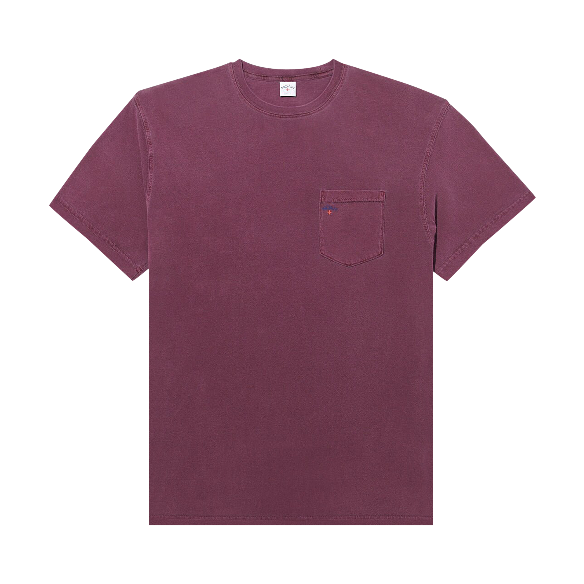 Pre-owned Noah Core Logo Pocket T-shirt 'dark Purple'