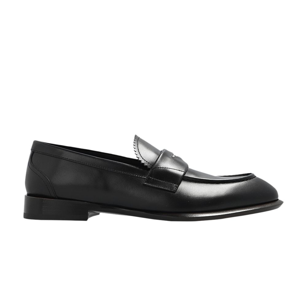 Pre-owned Alexander Mcqueen Coin-embellished Loafer 'black' | Men's Size 40