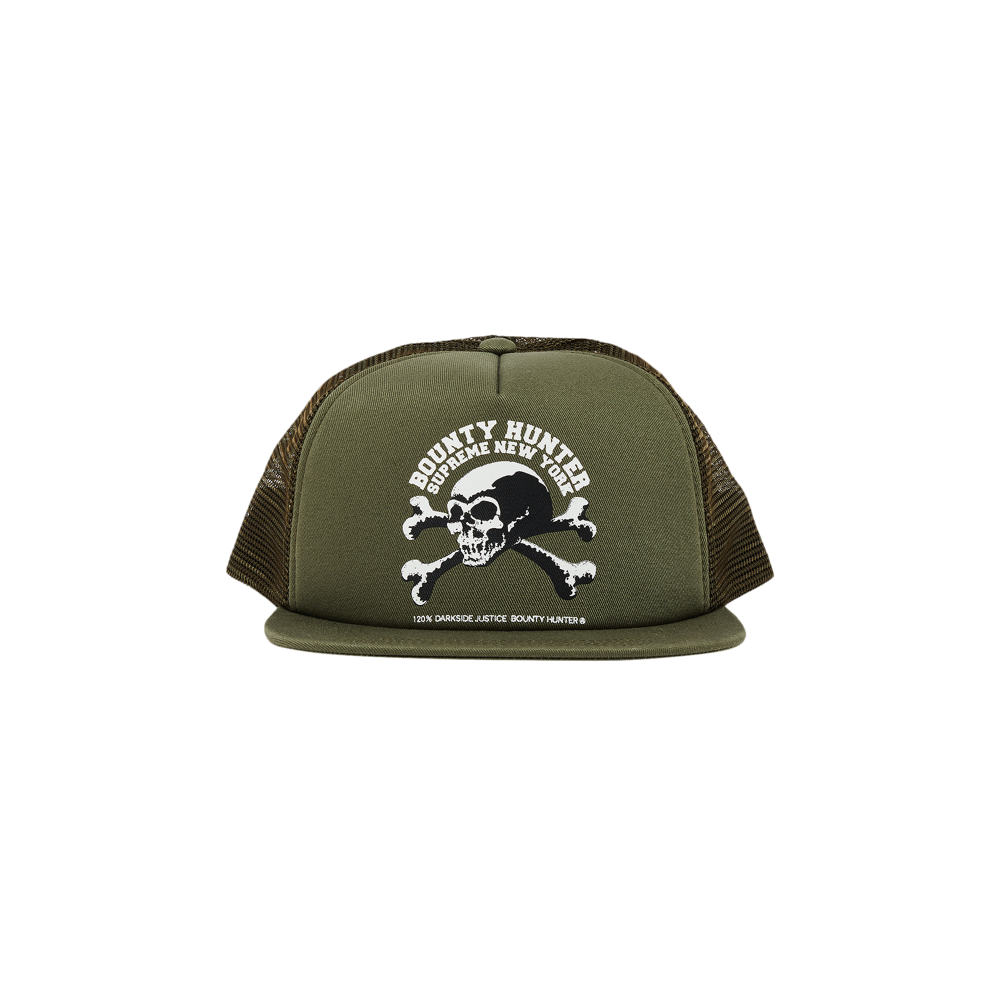 Pre-owned Supreme X Bounty Hunter Mesh Back 5-panel 'olive' In Green