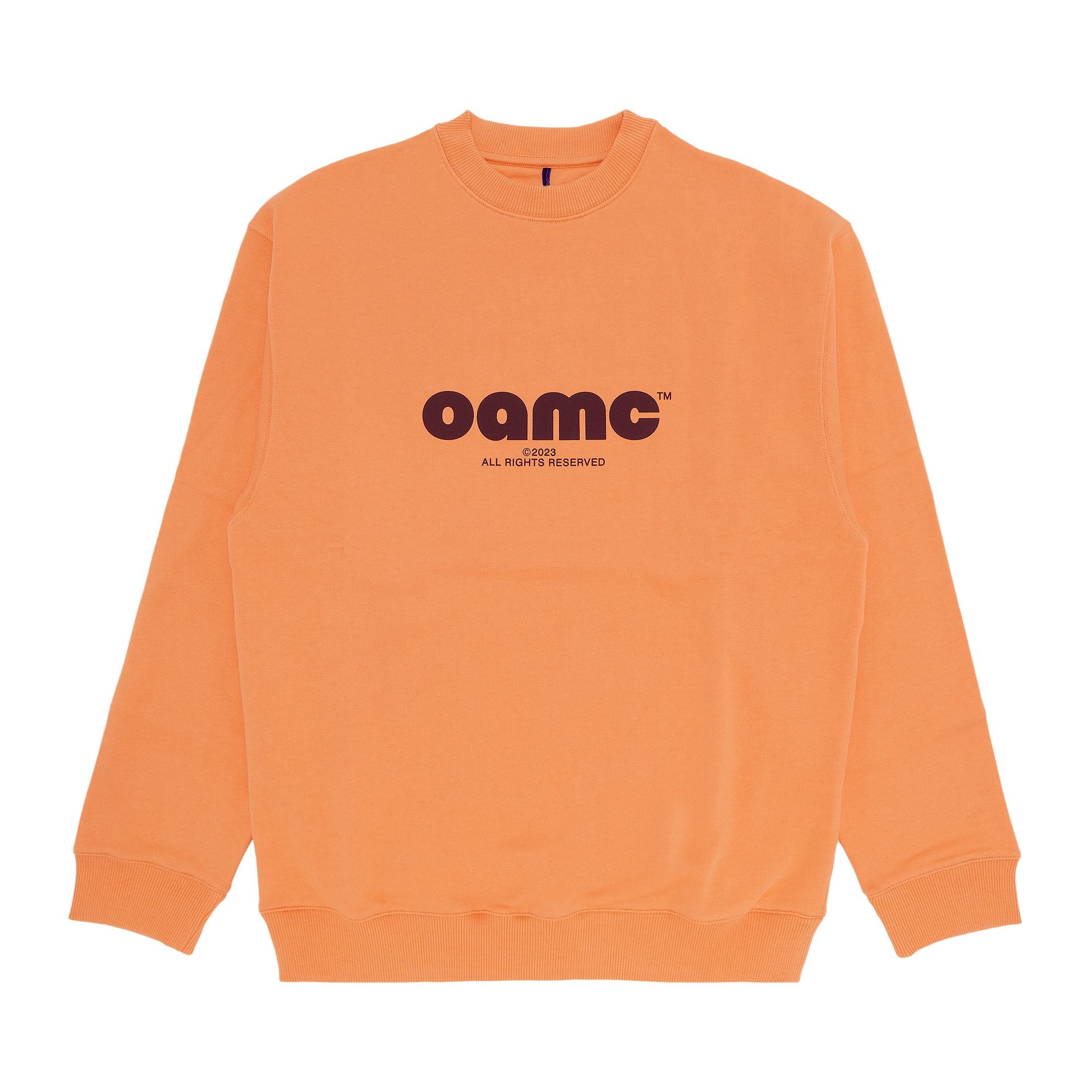 Pre-owned Oamc Palms Crewneck 'copper' In Orange