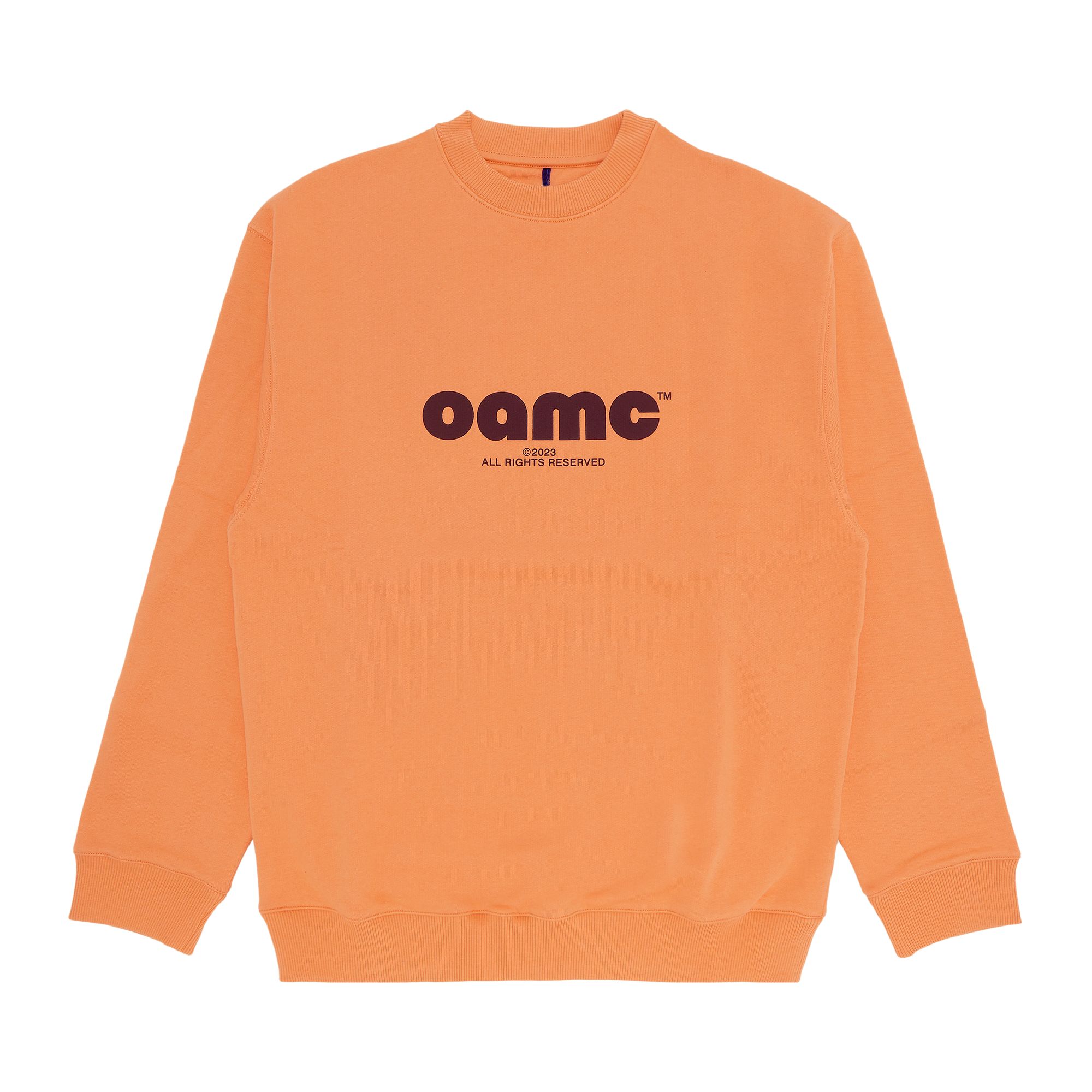 Pre-owned Oamc Palms Crewneck 'copper' In Orange