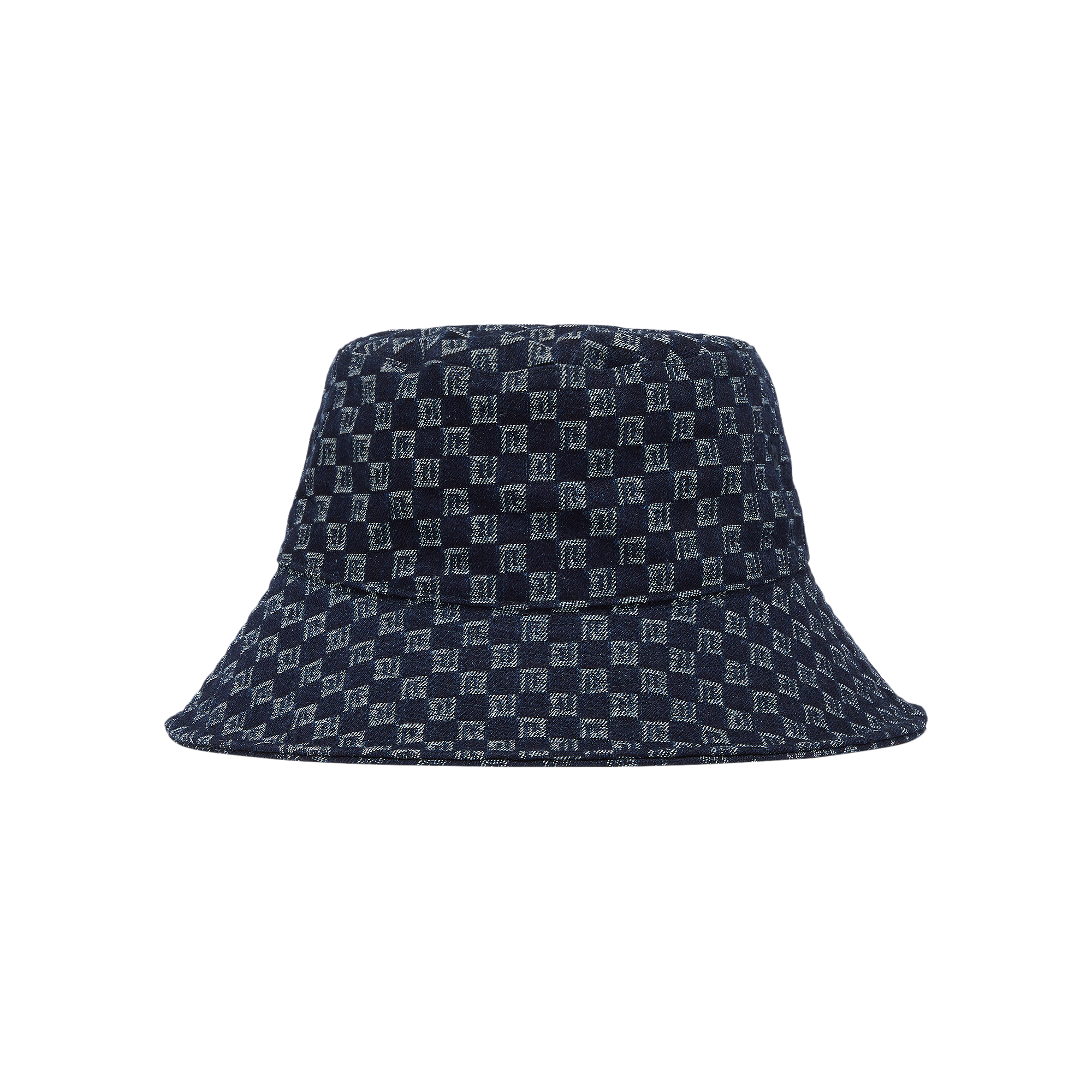 Pre-owned Balmain Mini Monogram Jacquard Bucket Hat 'blue'