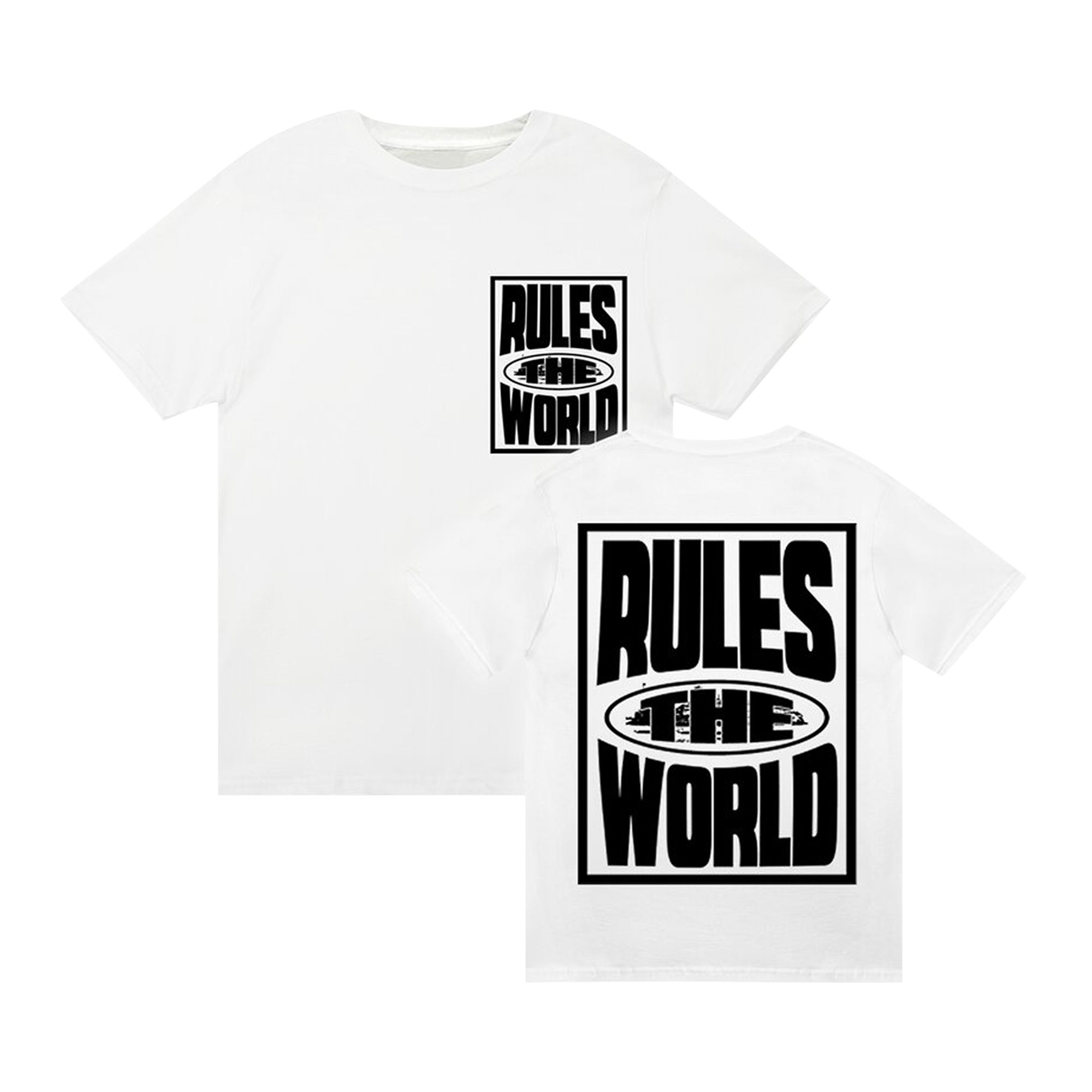 Pre-owned Corteiz Rtw Tee 'white' | Men's Size Xl