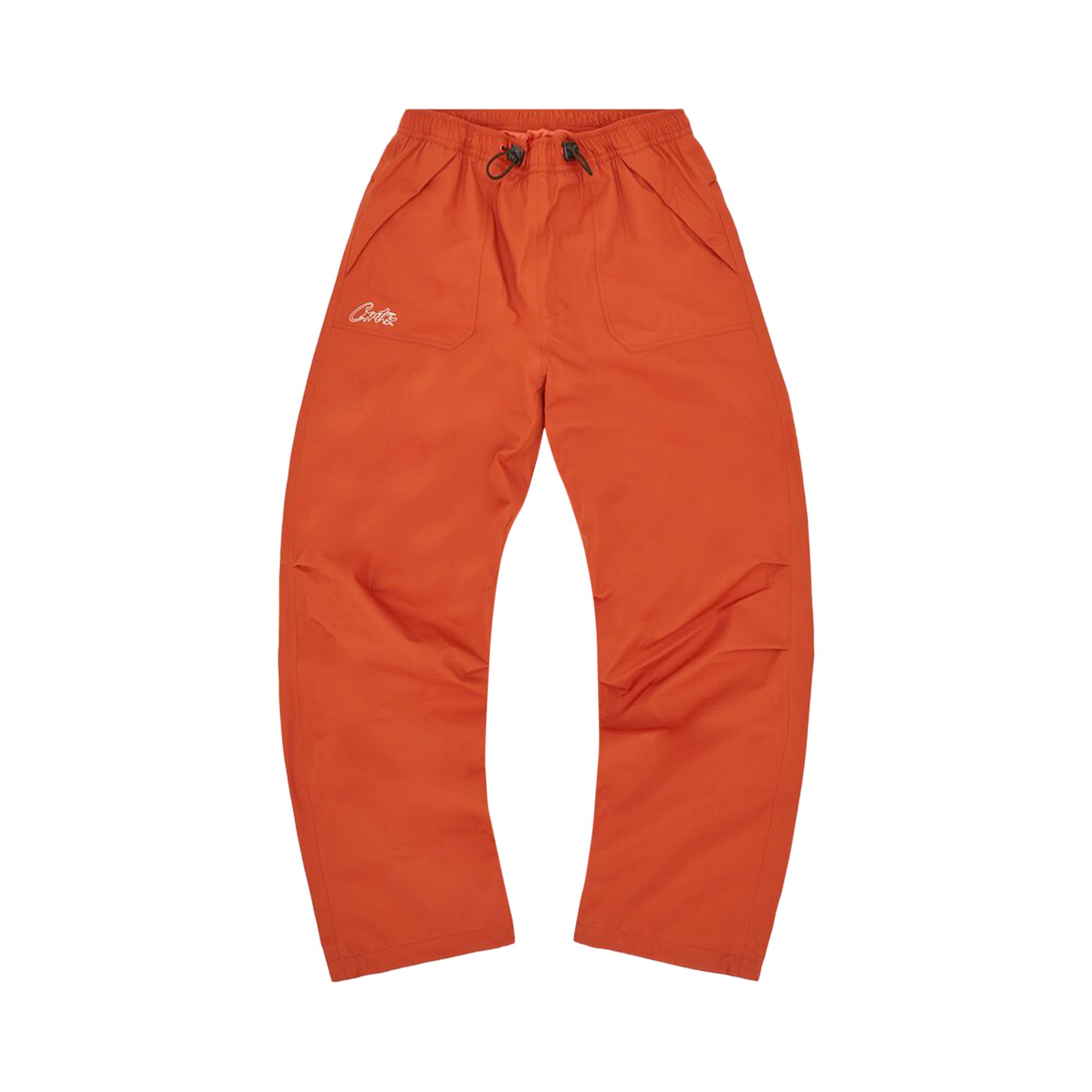 Pre-owned Corteiz Gutta Waterproof Bottoms 'burnt Orange' | Men's Size M