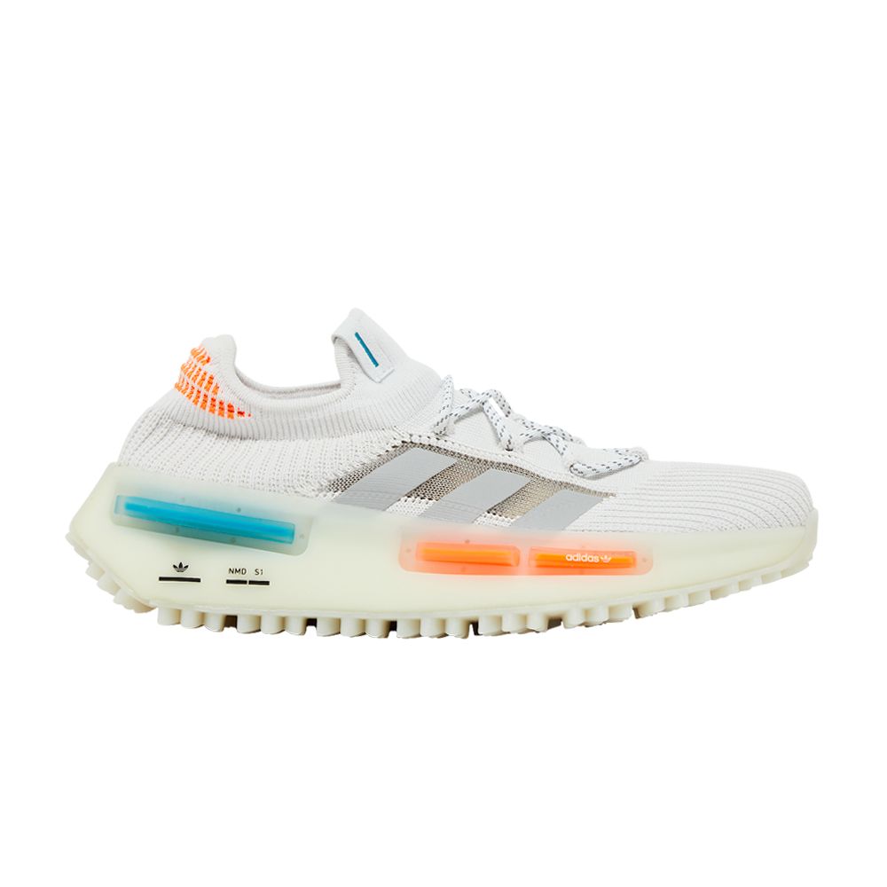 ADIDAS ORIGINALS NMD_S1 'WHITE ORANGE TEAL'