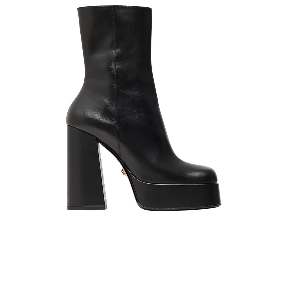 Pre-owned Versace Wmns Aevitas Platform Boot 'black' | Women's Size 37.5