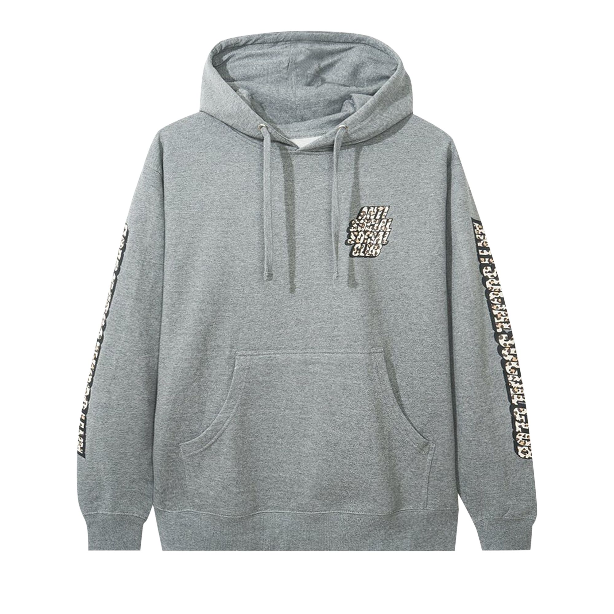 Pre-owned Anti Social Social Club Kitten Hoodie 'grey' | Men's Size Xl