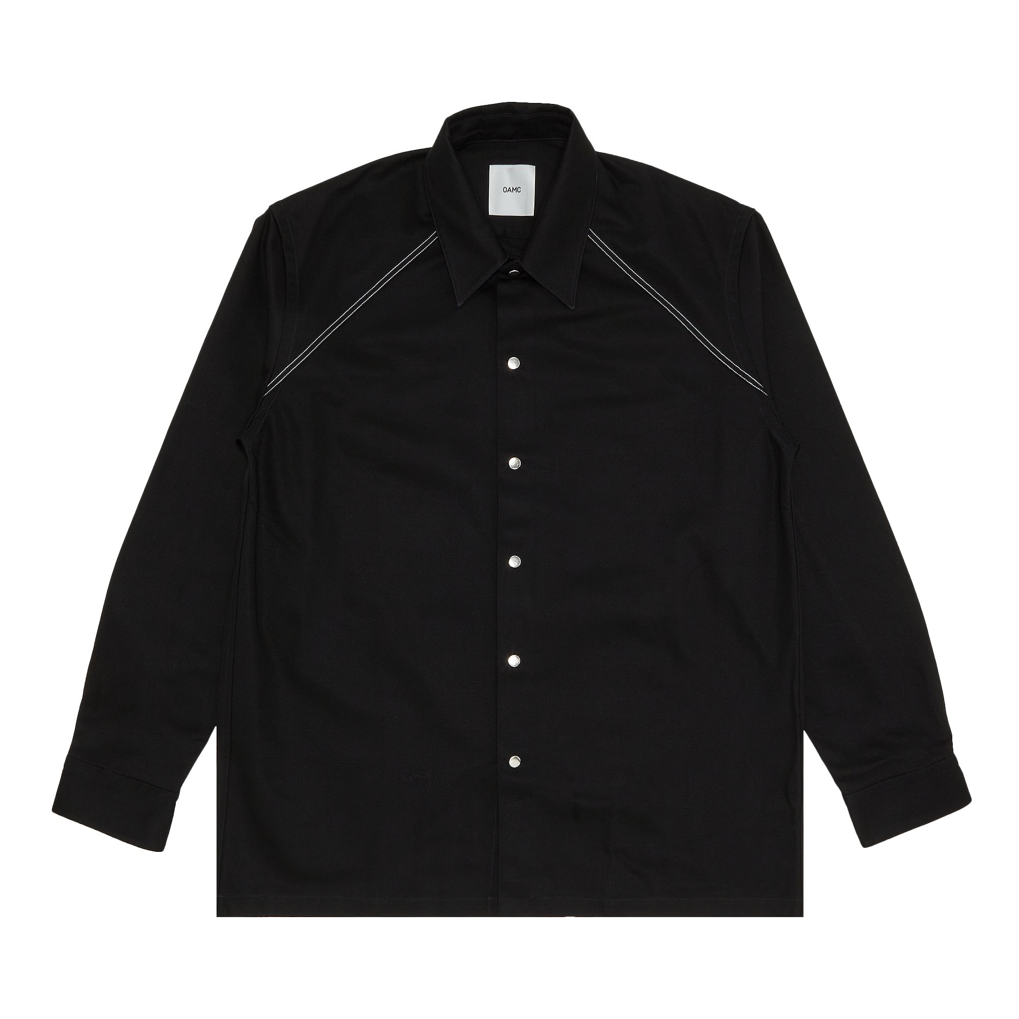 Pre-owned Oamc Taiga Shirt 'black' | Men's Size L