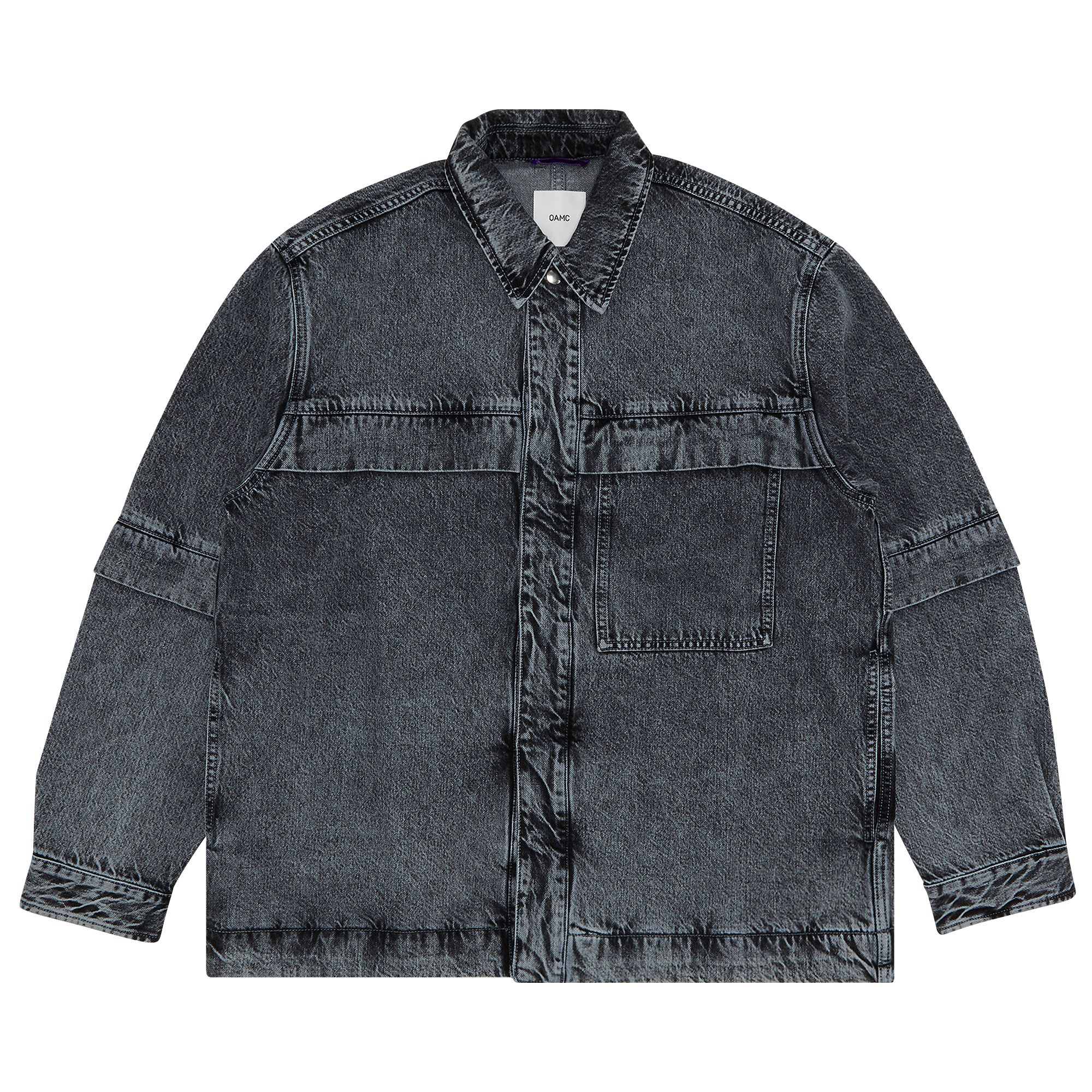 Pre-owned Oamc Sierra Shirt 'stone Grey' | Men's Size Xl