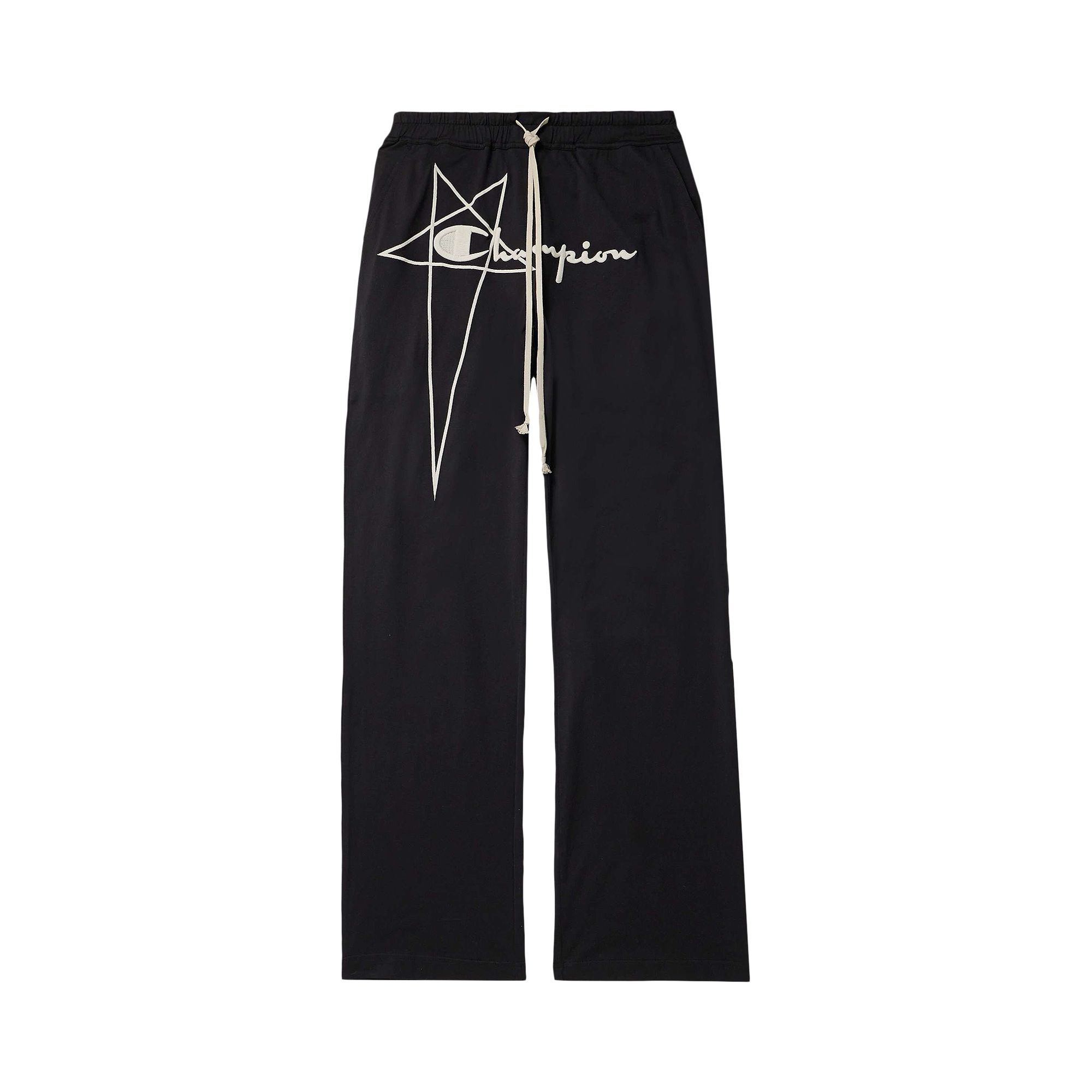Pre-owned Rick Owens X Champion Dietrich Drawstring Joggers 'black'