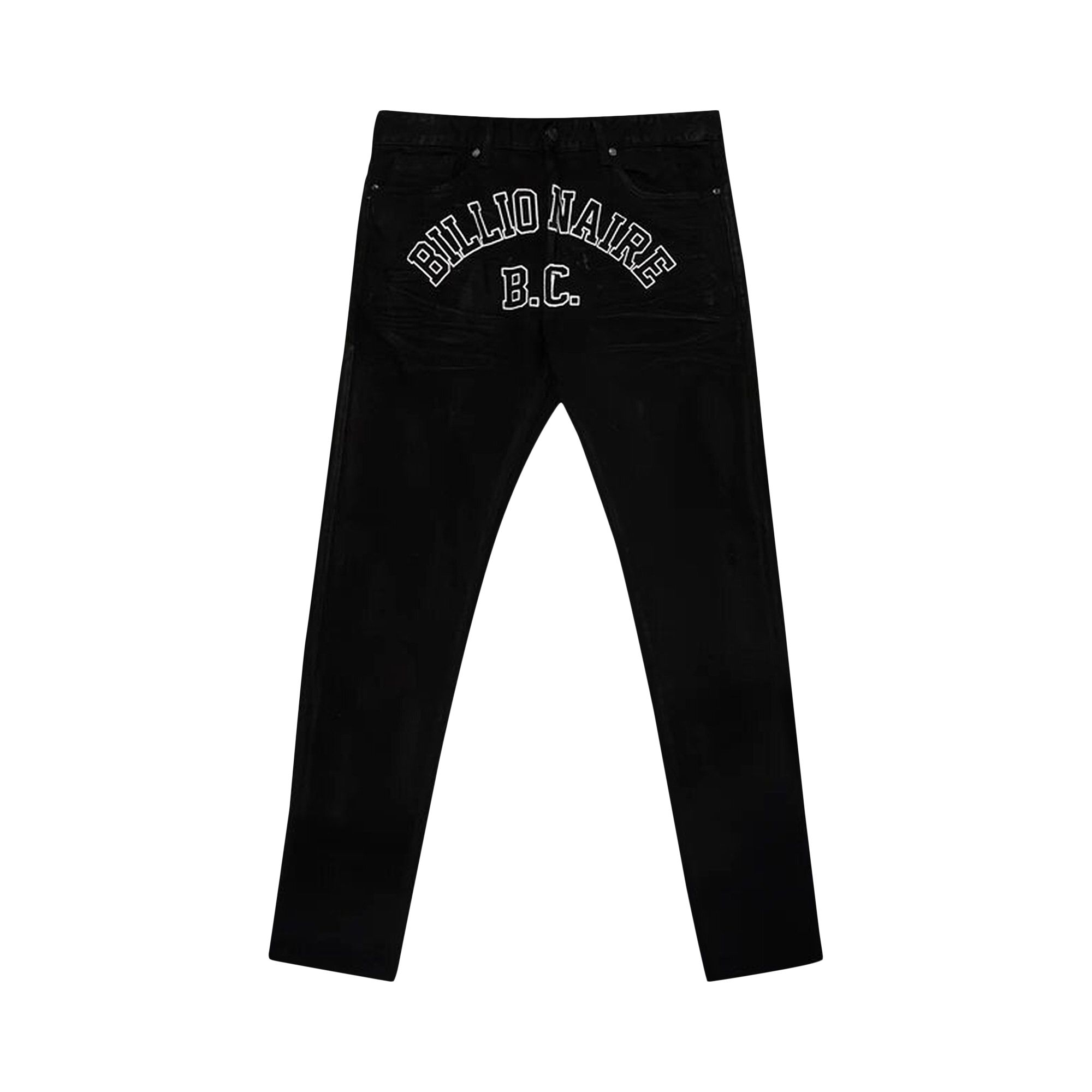 Pre-owned Billionaire Boys Club Tech Slim Fit Jeans 'black Vader' | Men's Size 42