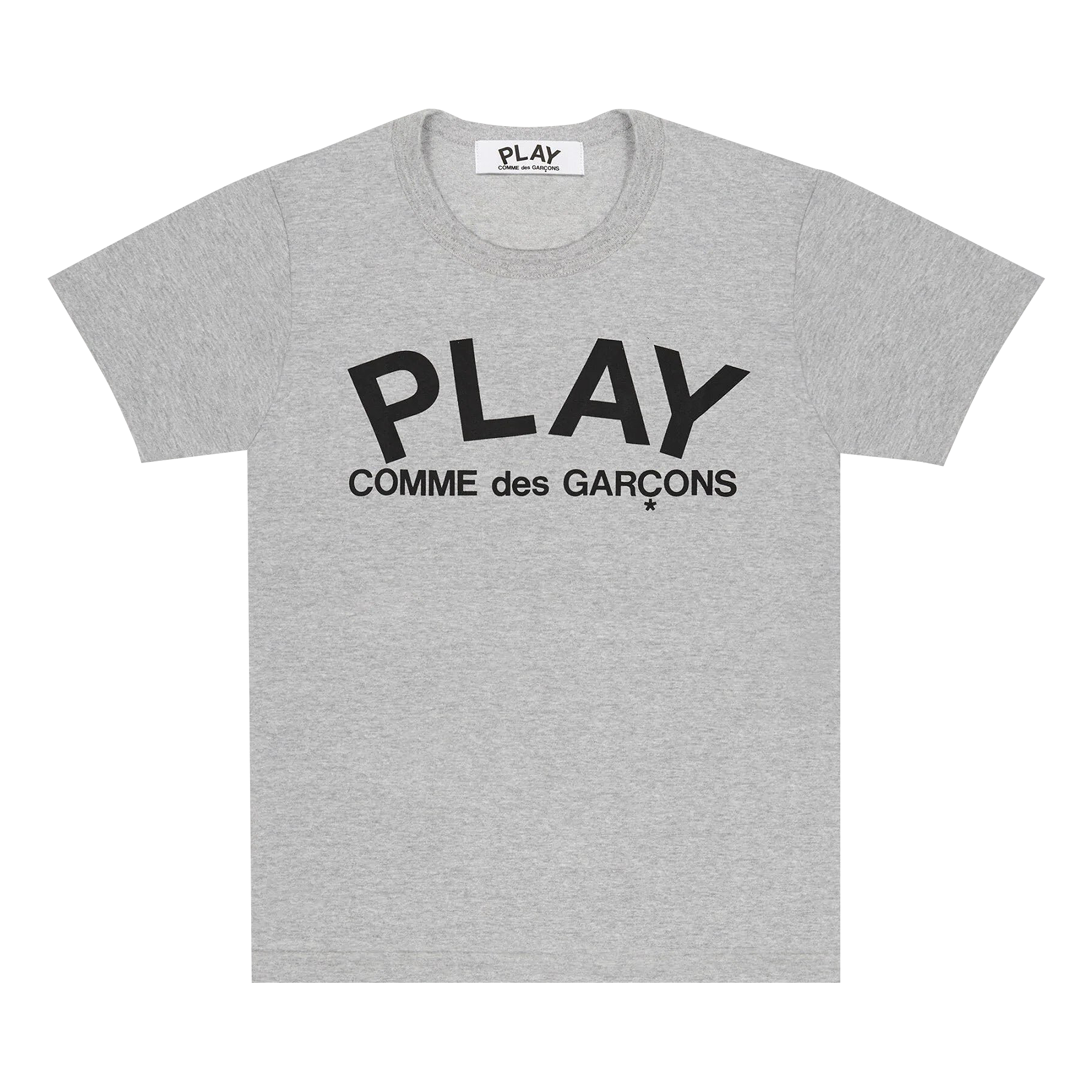Pre-owned Comme Des Garçons Play Logo T-shirt 'grey'