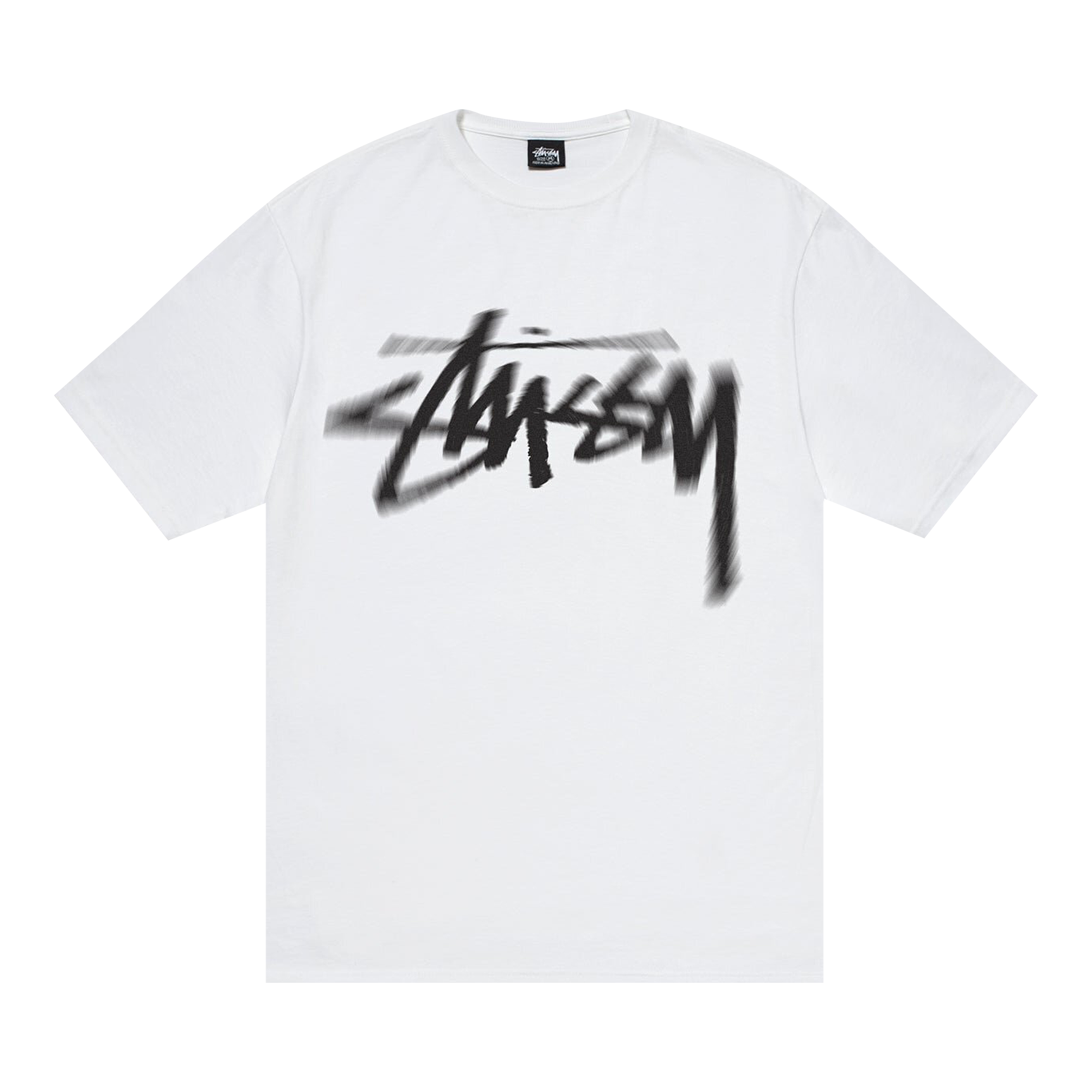 Pre-owned Stussy Dizzy Stock Tee 'white'