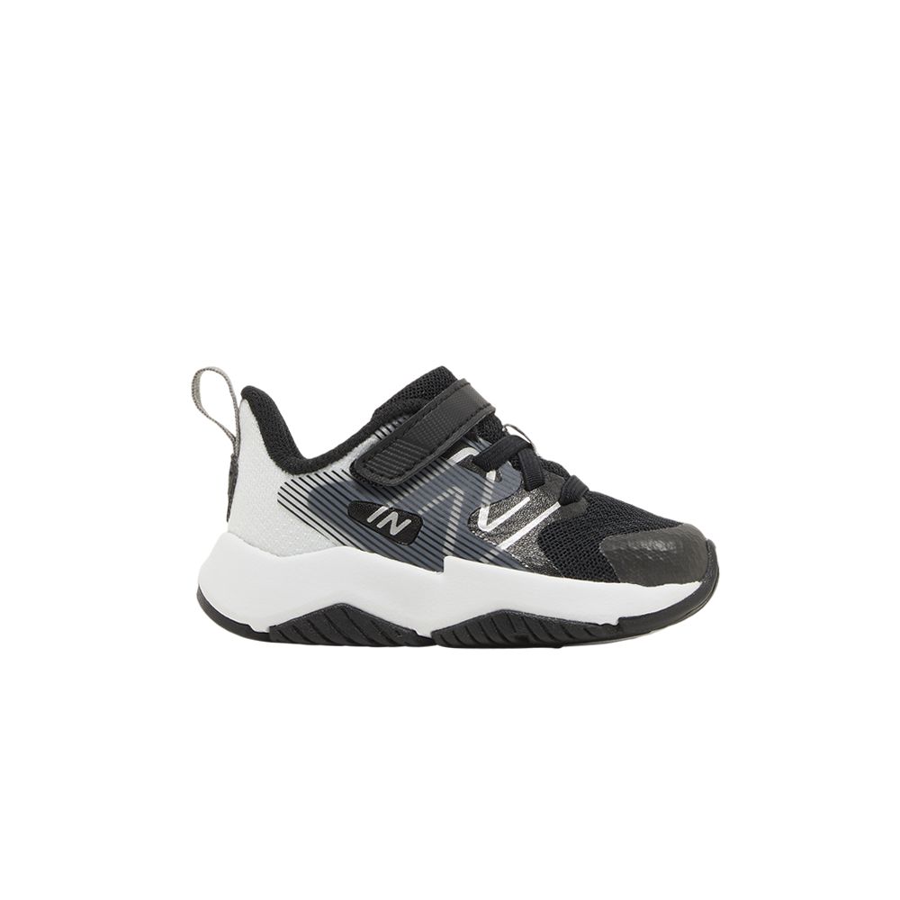 Pre-owned New Balance Rave Run V2 Bungee Lace Toddler 'black White' | Infant Size 10