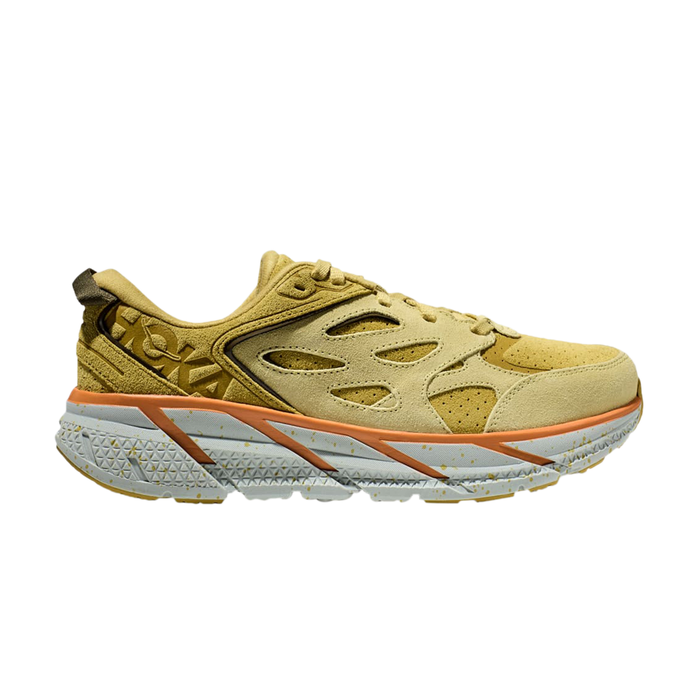 Pre-owned Hoka Clifton L Suede 'golden Lichen'