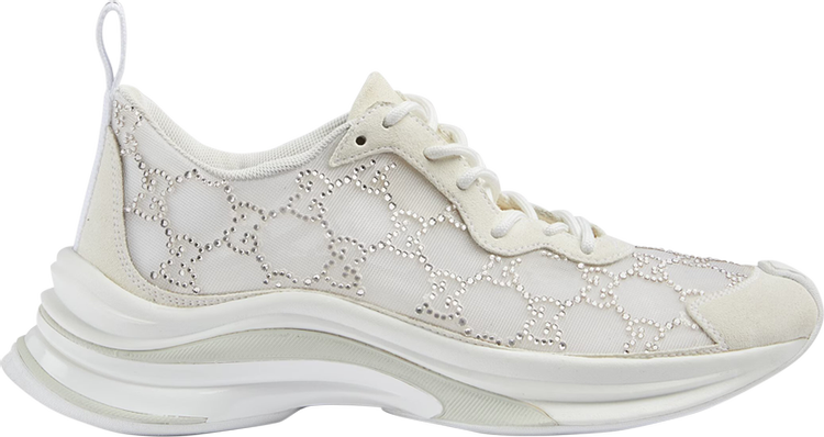 Buy Gucci Wmns Run Sneaker 'GG Crystal - White' - 758088 FACG4