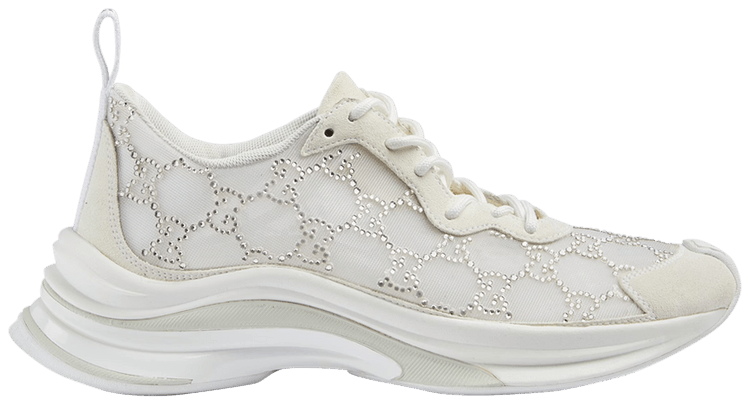 Gucci Wmns Run Sneaker GG Crystal White