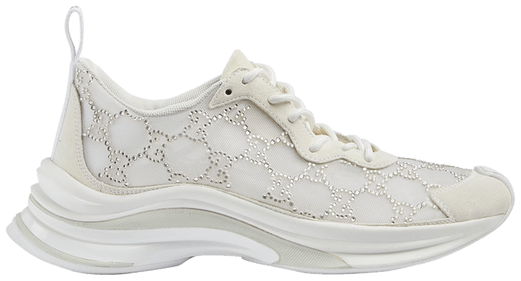 Buy Gucci Wmns Run Sneaker 'GG Crystal - White' - 758088 FACG4