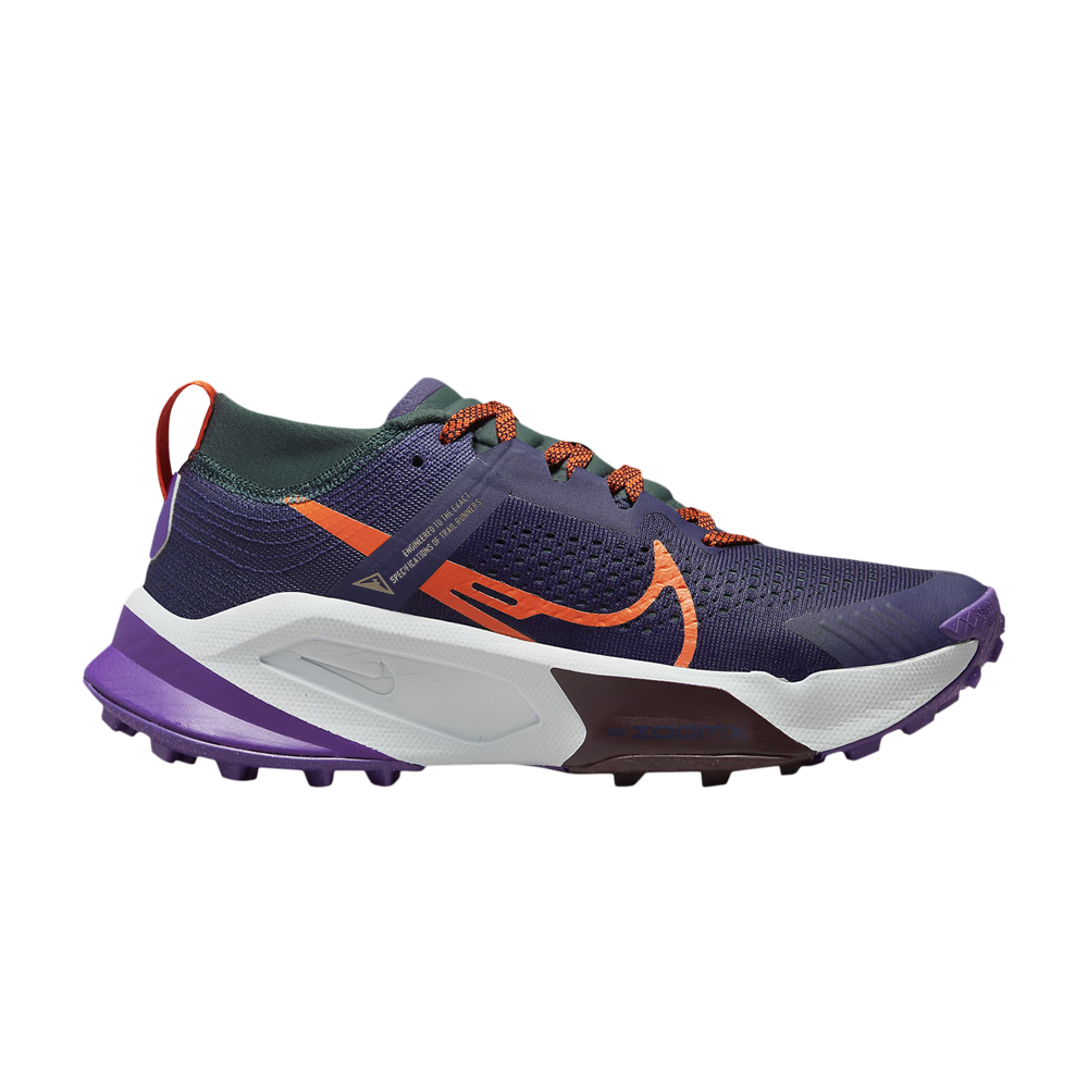 Pre-owned Nike Wmns Zoomx Zegama 'purple Ink Safety Orange'
