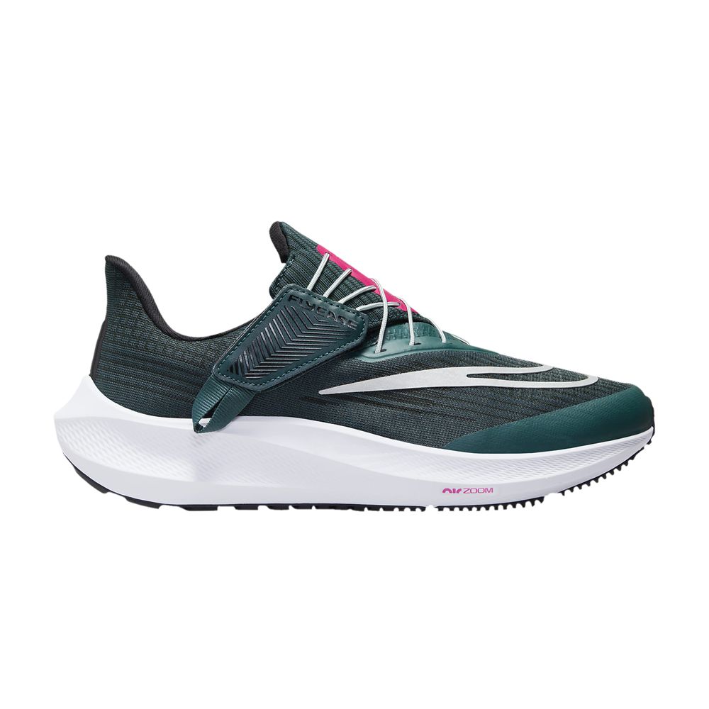 Pre-owned Nike Wmns Air Zoom Pegasus 39 Flyease 'deep Jungle Metallic Silver' In Green