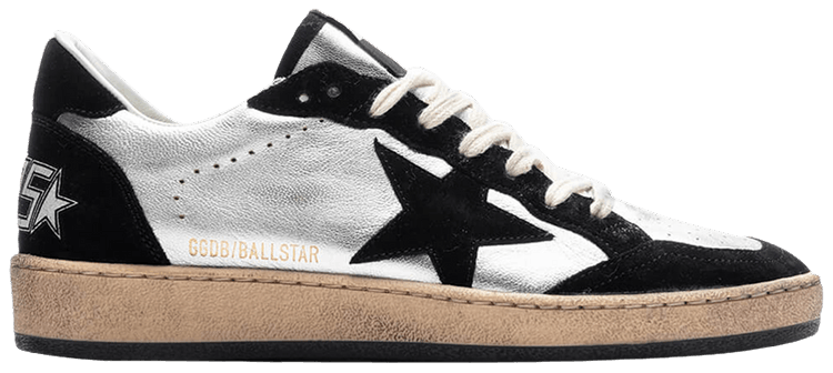 Golden Goose Wmns Ball Star 'Silver Black'