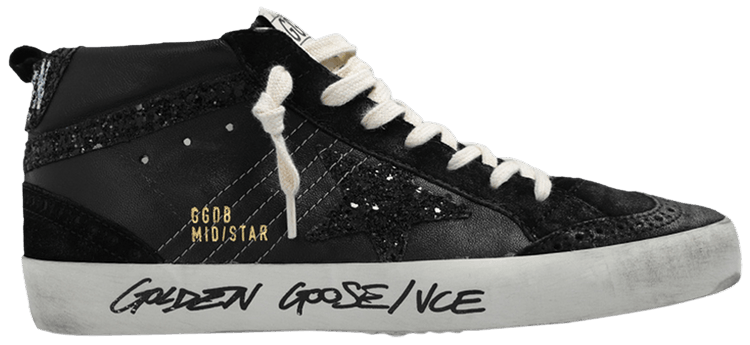 Buy Golden Goose Wmns Mid Star Glitter Black GWF00122 F004157 90100 GOAT CA