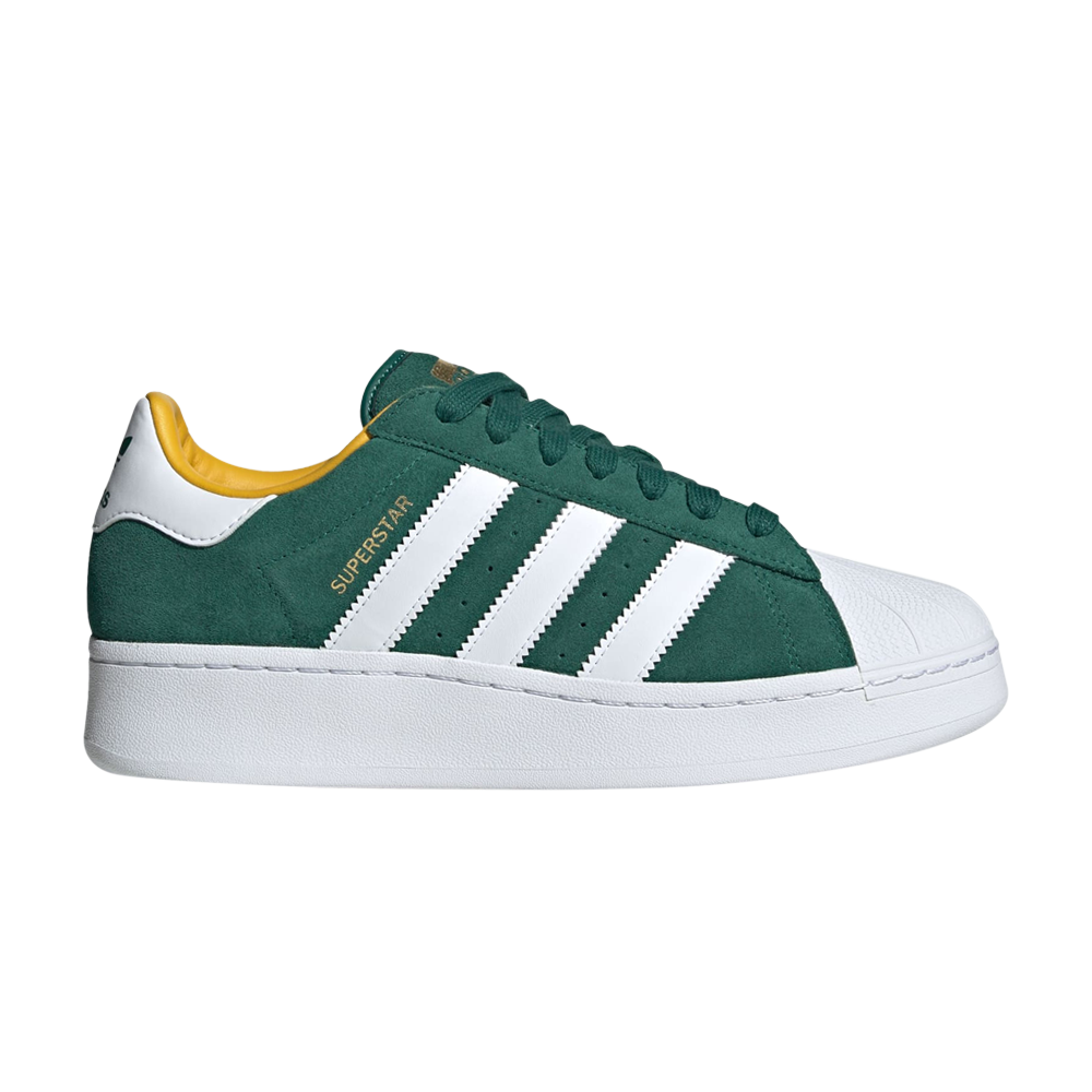 Pre-owned Adidas Originals Superstar Xlg 'collegiate Green White'