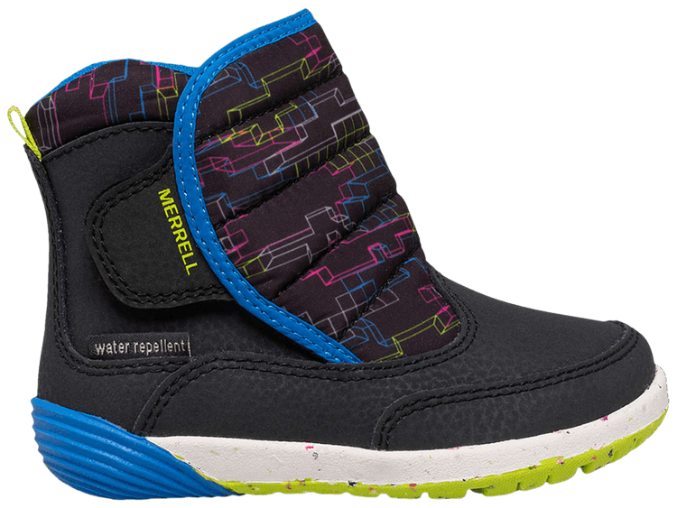 Merrell Bare Steps Puffer Little Kid Carbon Multi Color