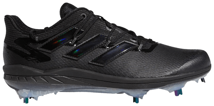 Black adidas shop baseball cleats
