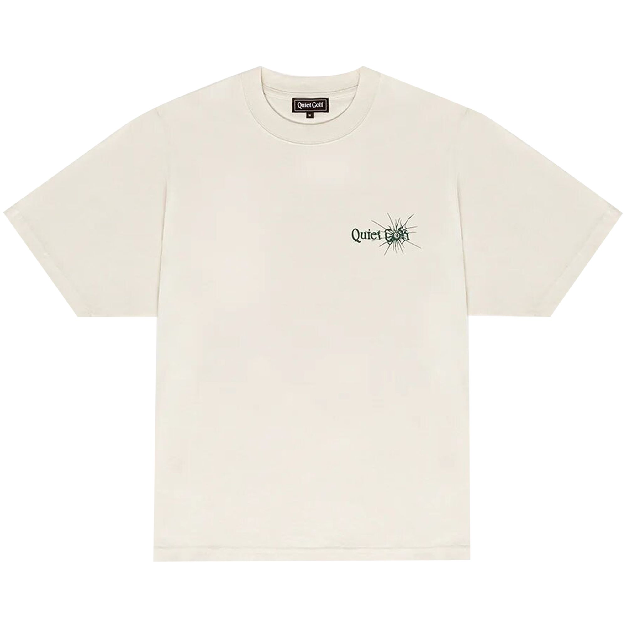 Pre-owned Quiet Golf Shatter T-shirt 'bone' In Cream