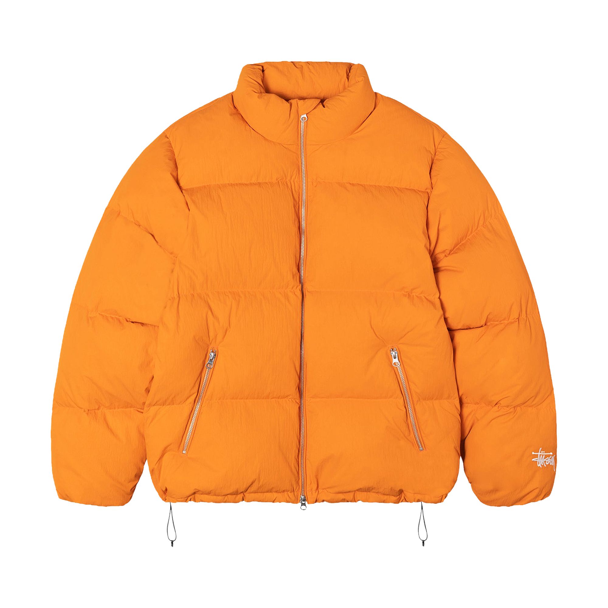 Stussy Down Puffer Nylon 'Orange' | Men's Size XL