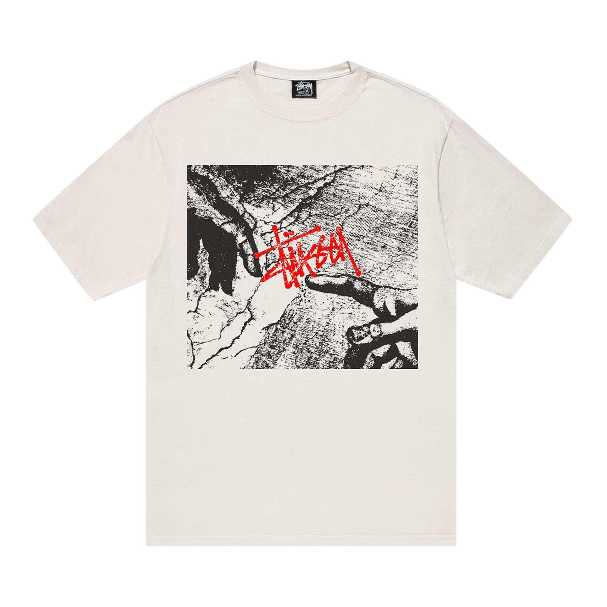 Stussy Creation Tee Pigment Dyed 'Natural' | White | Men's Size L