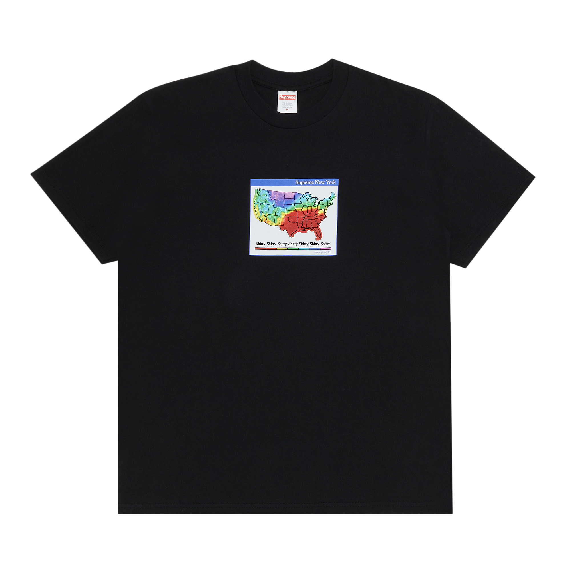 Pre-owned Supreme Weather Tee 'black'