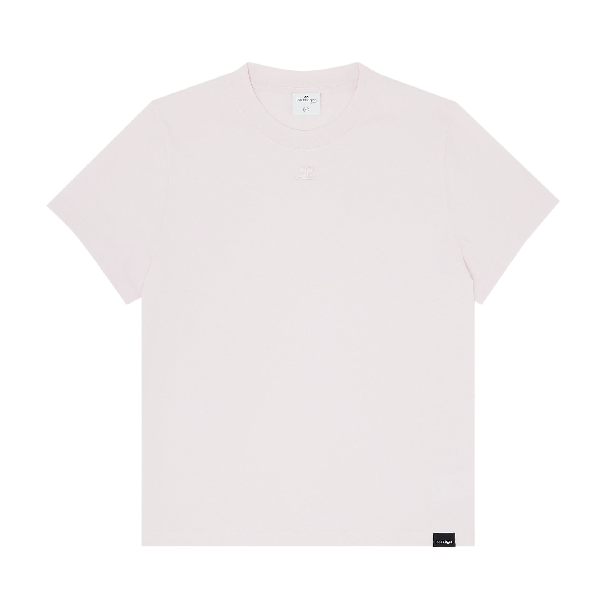 Pre-owned Courrèges Ac Straight T-shirt 'powder Pink'