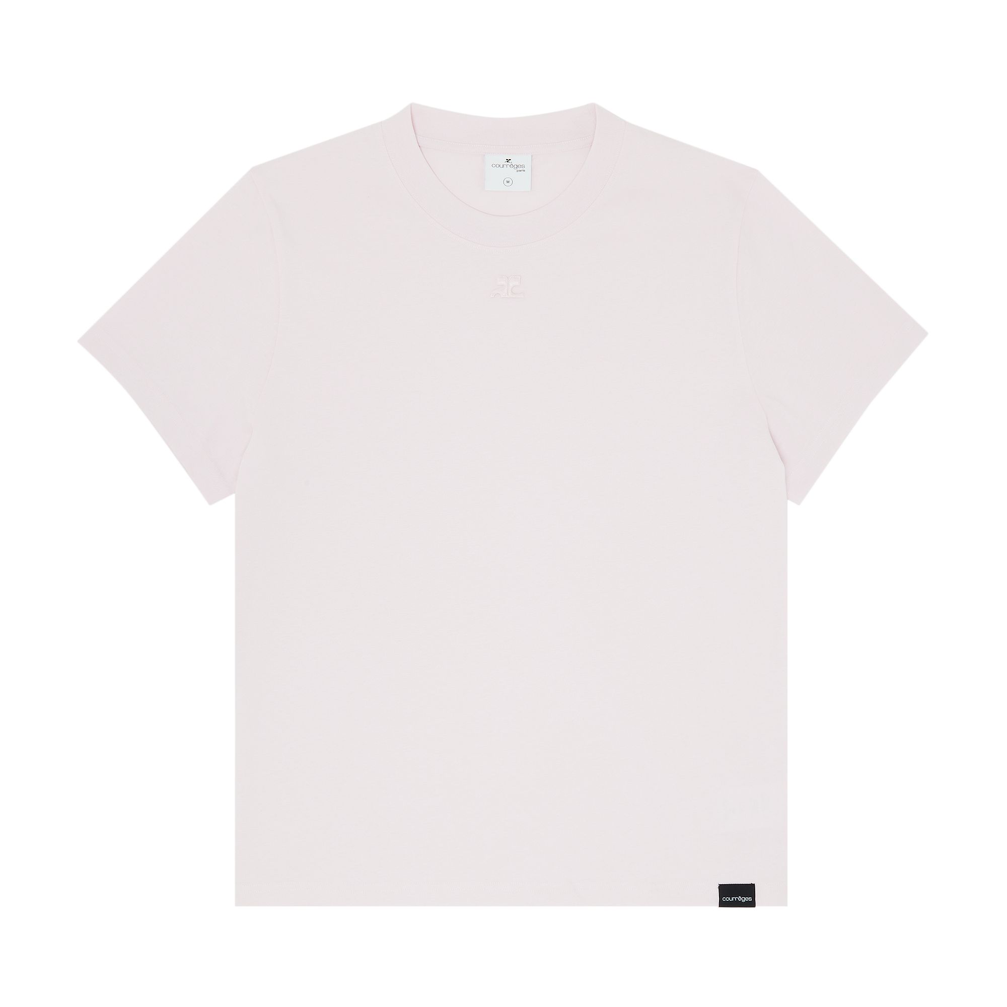 Pre-owned Courrèges Ac Straight T-shirt 'powder Pink'