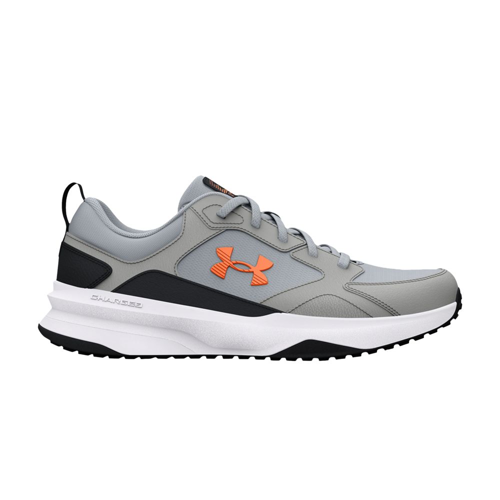 Pre-owned Under Armour Charged Edge 'mod Grey Orange Blast' | Men's Size 8 In Gray