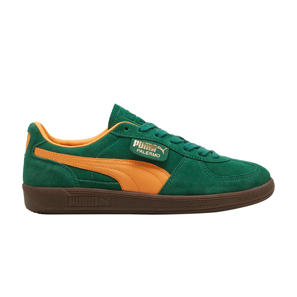 Pre-owned Puma Palermo 'vine Clementine' In Green
