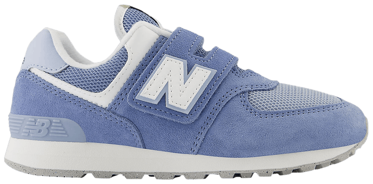 New Balance 574 Hook  Loop Little Kid Wide Mercury Blue