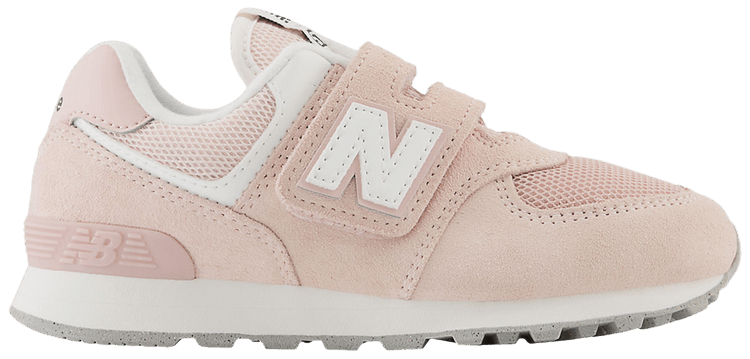 New Balance 574 Hook  Loop Little Kid Wide Quartz Pink