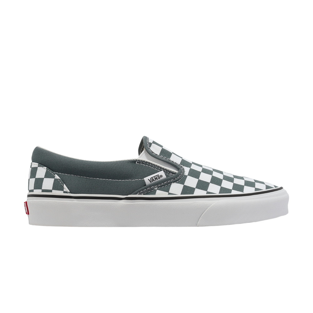Pre-owned Vans Classic Slip-on 'checkerboard - Grey White'