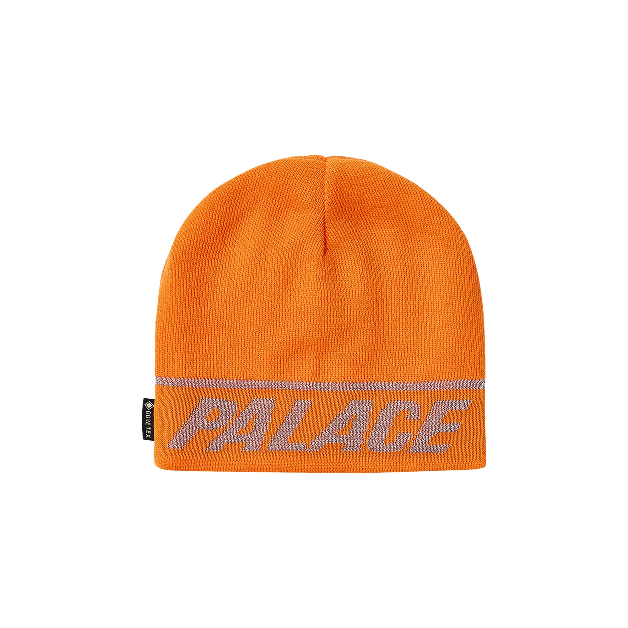 Pre-owned Palace Gore-tex Nein Cuff Beanie 'tiger Orange' | Men's Size Onesize