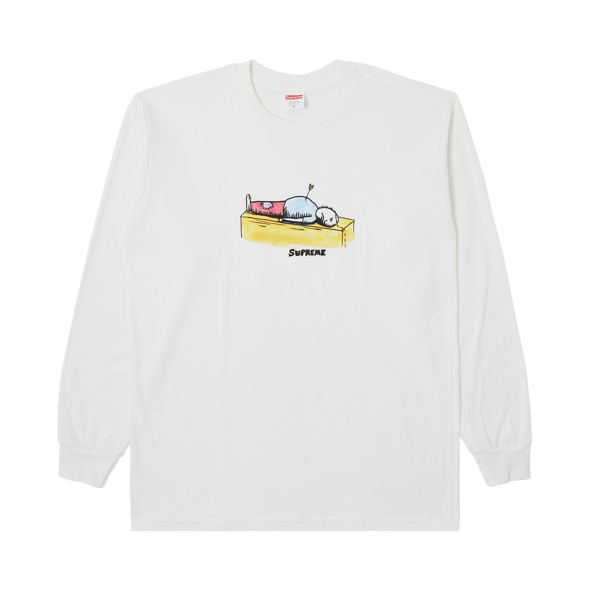 Supreme Neil Blender Arrow Long-Sleeve Tee 'White' | Men's Size M