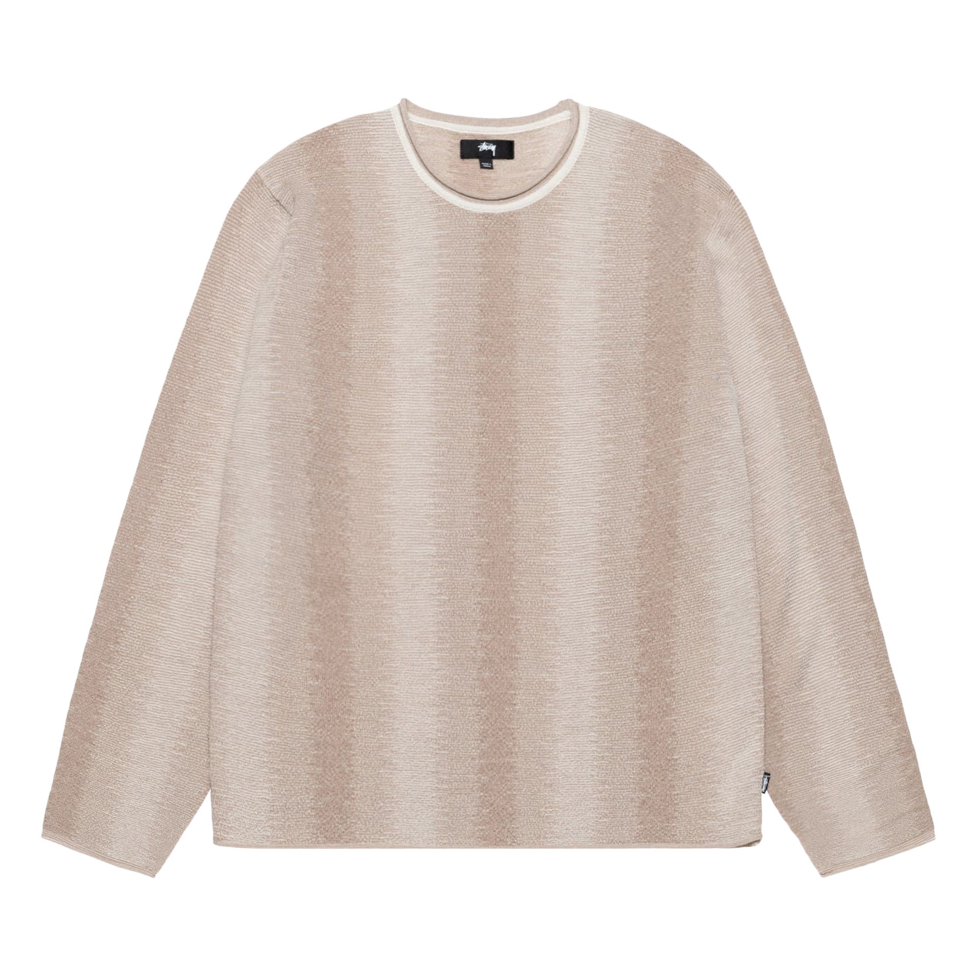 Stussy Shadow Stripe Sweater 'Natural' | Cream | Men's Size S